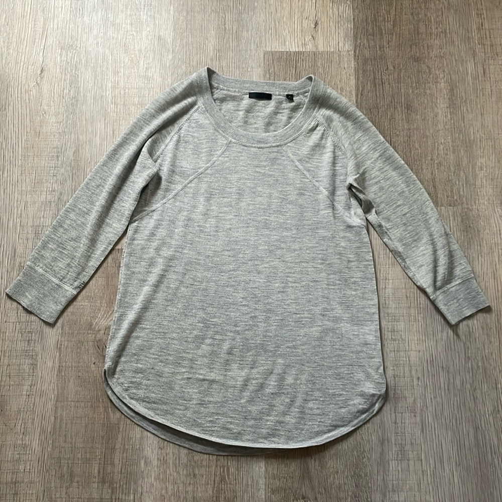 ATM Anthony Thomas Melillo Gray Cashmere Sweater NWOT M
